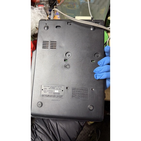 Sharp EL-2630A Printing Calculator 12 Digit 2-Color Ribbon Tested Working - Picture 10 of 12